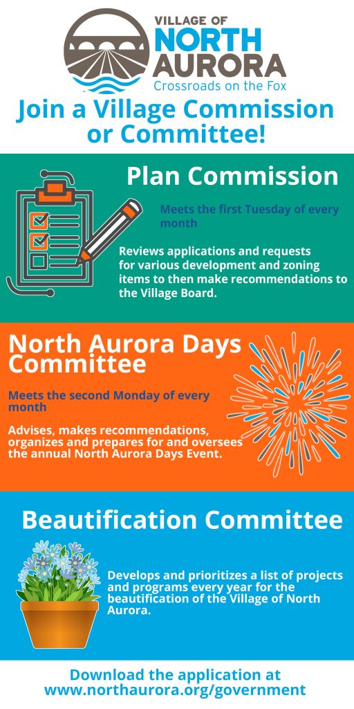 Infographic for commissions and committees