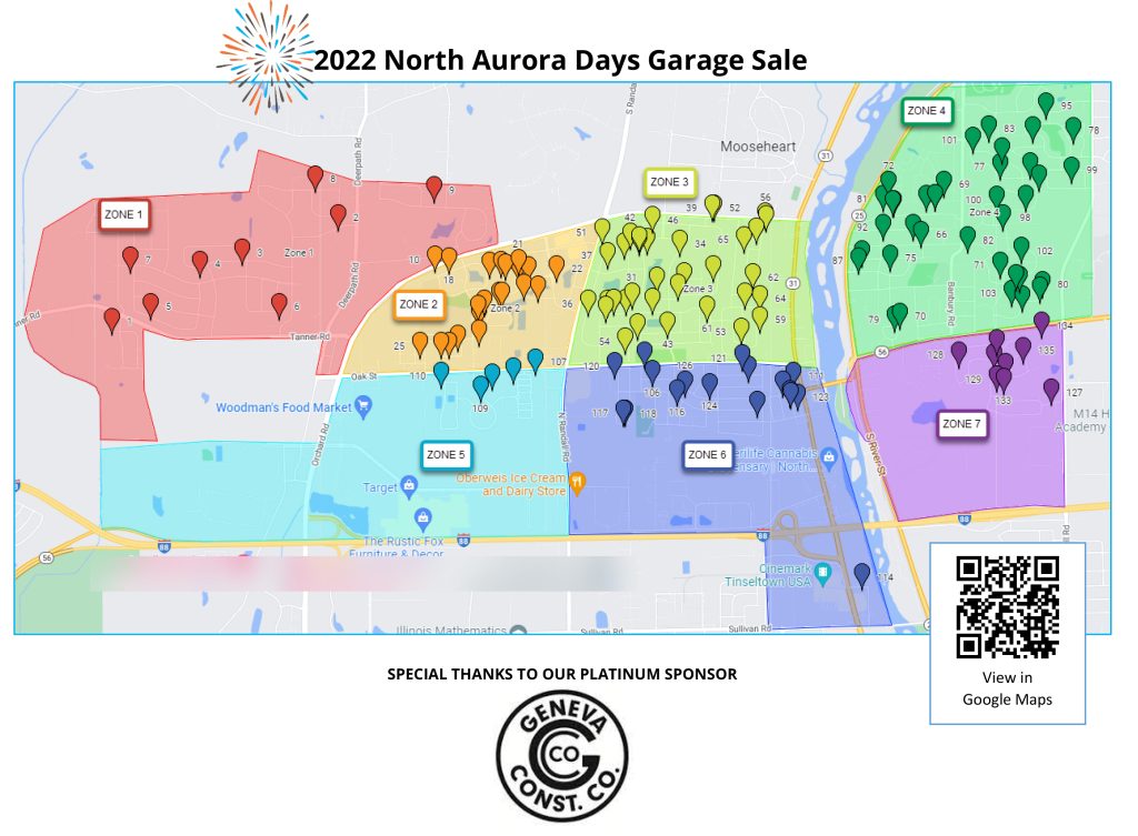 Community Garage Sale Maps Available Village of North Aurora